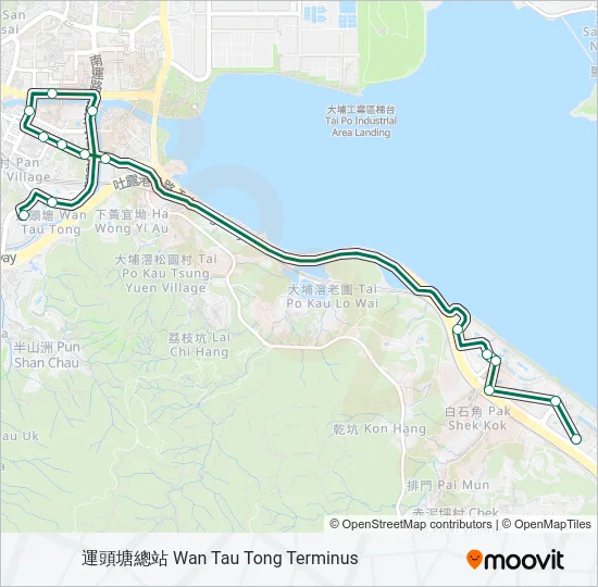 806C Bus Line Map