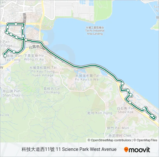 806C Bus Line Map