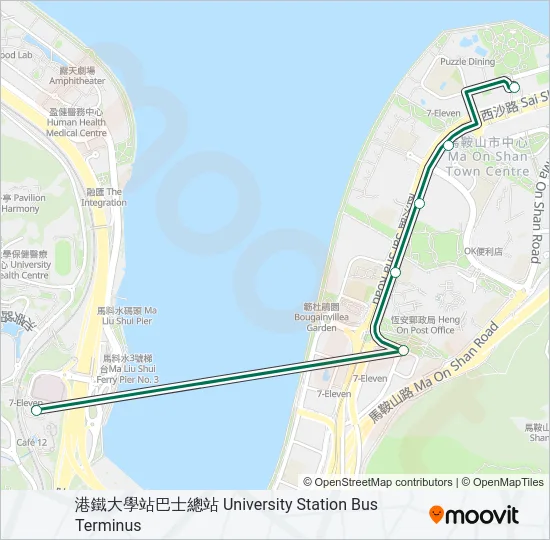 807C Bus Line Map