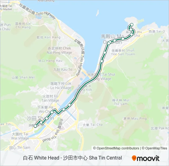 810A Bus Line Map