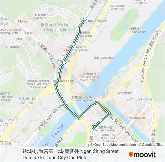 811P Bus Line Map
