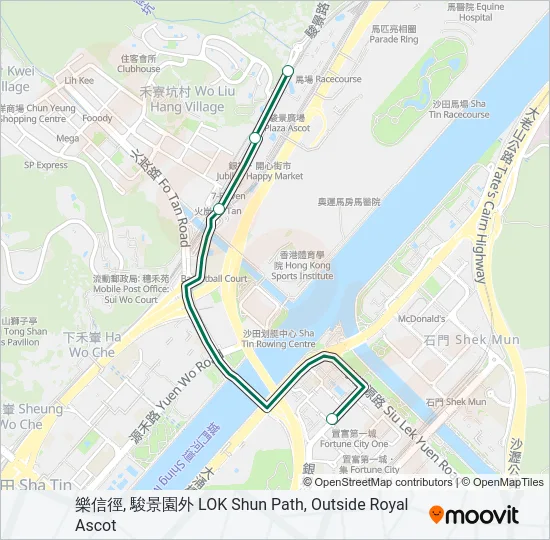 811P Bus Line Map