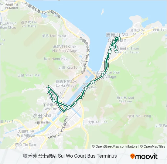 811S Bus Line Map