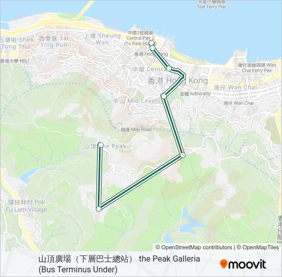 1 Bus Line Map