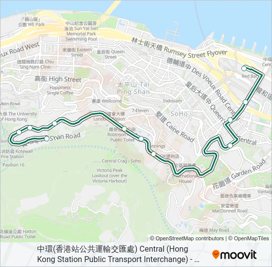 3 Bus Line Map