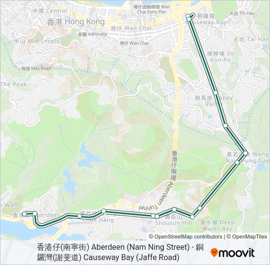 5 Bus Line Map