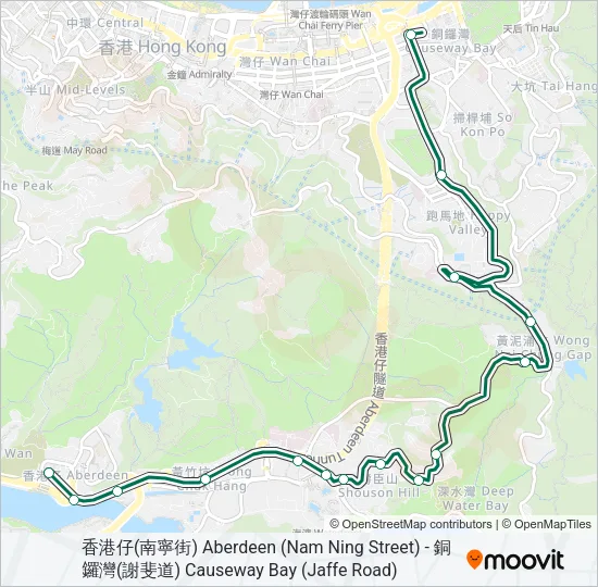 5 Bus Line Map