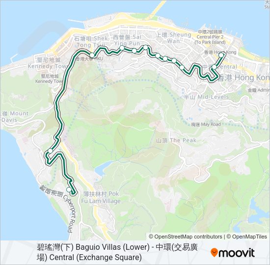 巴士8的線路圖