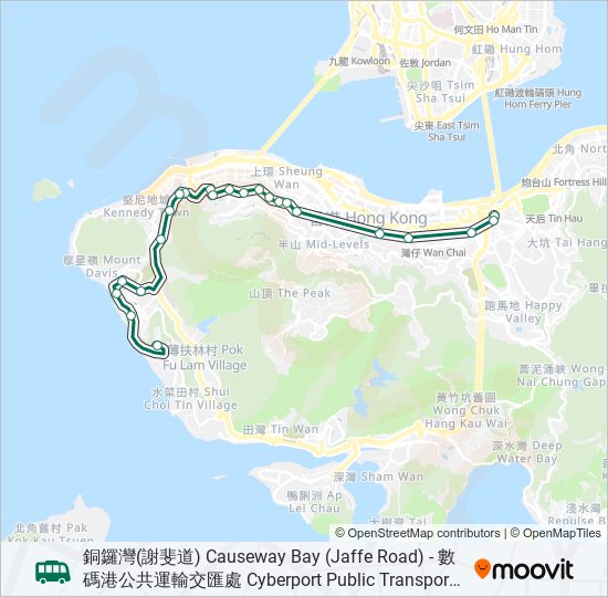 10 bus Line Map