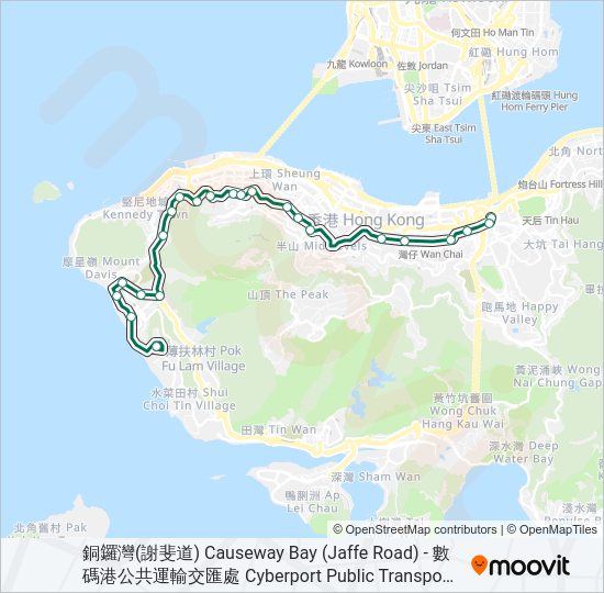 10 Bus Line Map