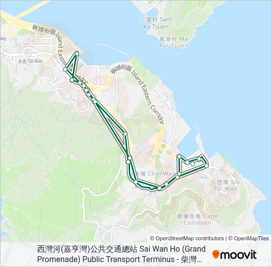20 Bus Line Map