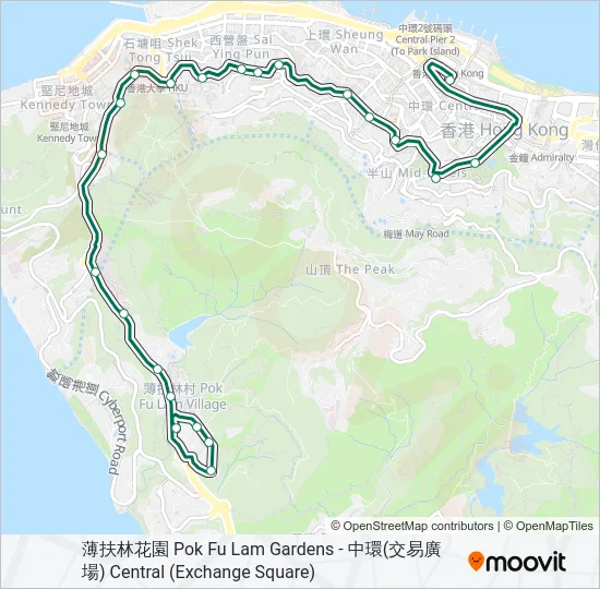 22 Bus Line Map