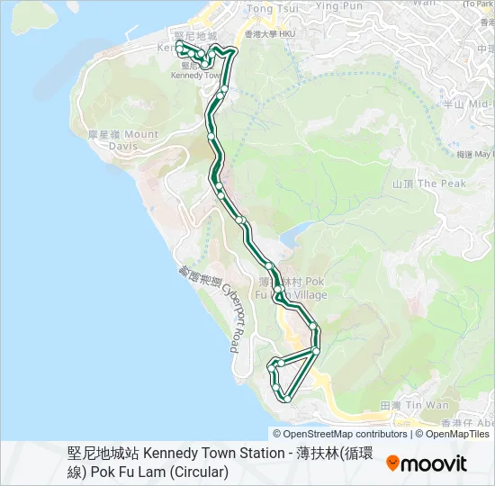 23 Bus Line Map