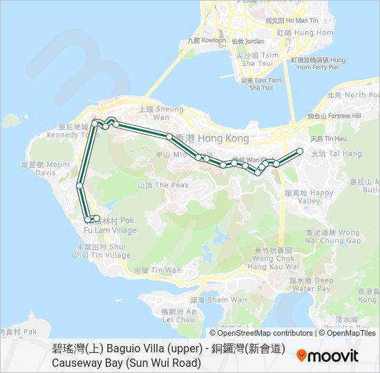 28 Bus Line Map