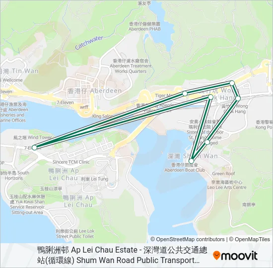 29 Bus Line Map