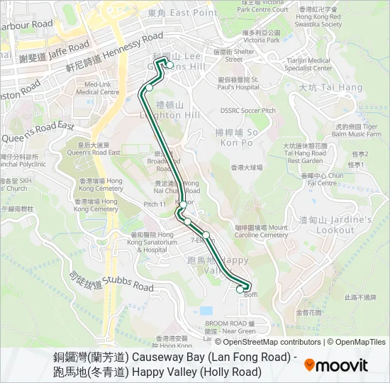 30 Bus Line Map