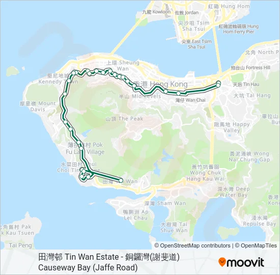 31 Bus Line Map