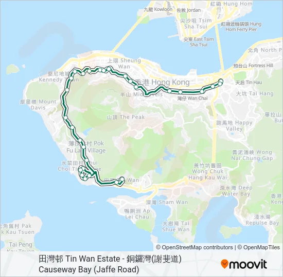 31 Bus Line Map
