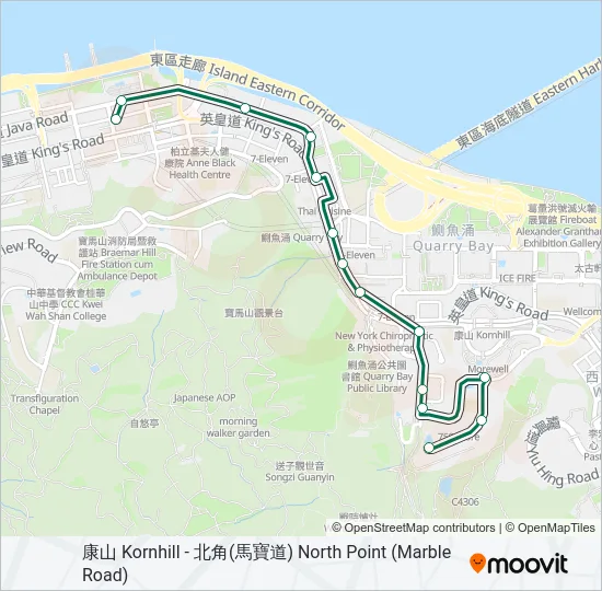 33 Bus Line Map