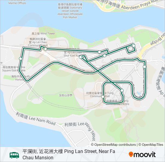 37 bus Line Map