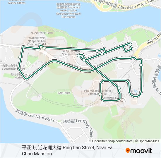 巴士37的線路圖