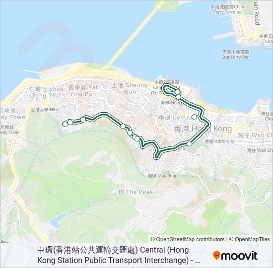 巴士3A的線路圖