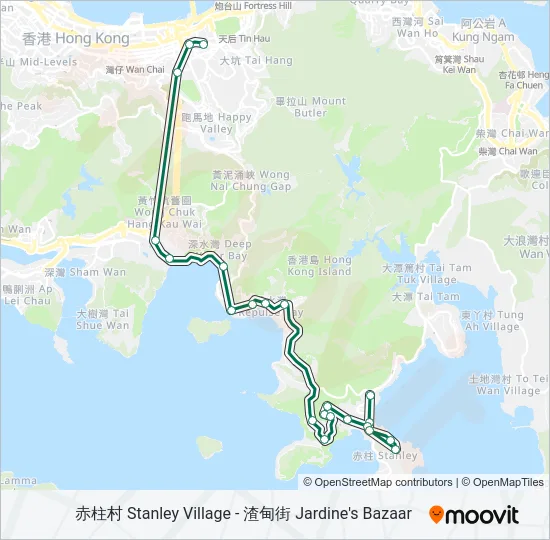 40 Bus Line Map