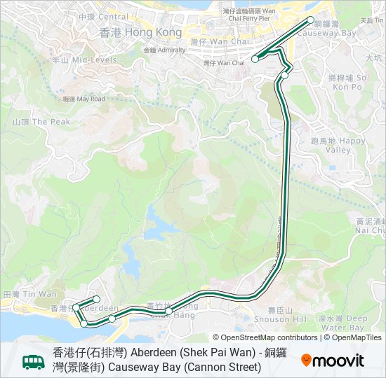 4A bus Line Map