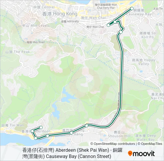 4A Bus Line Map