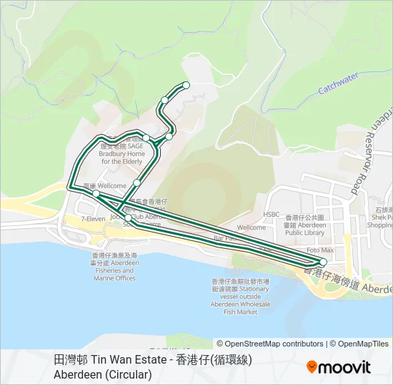 51 Bus Line Map