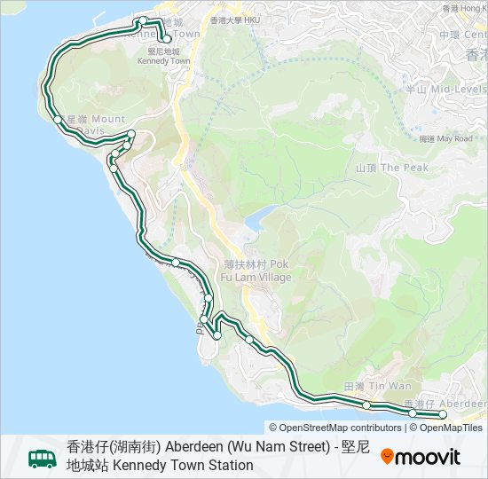 58 bus Line Map