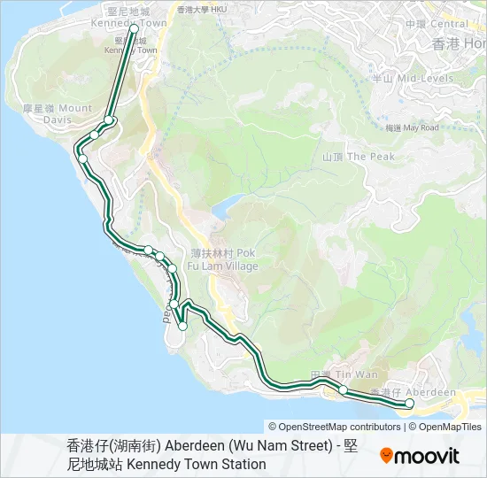 58 Bus Line Map