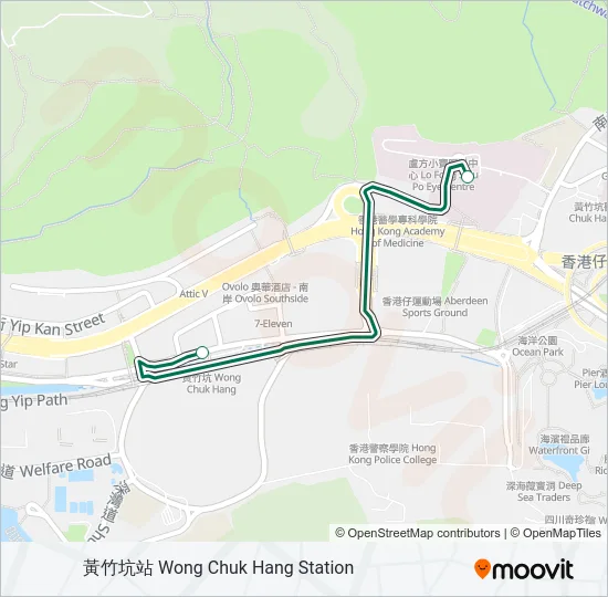 5M Bus Line Map