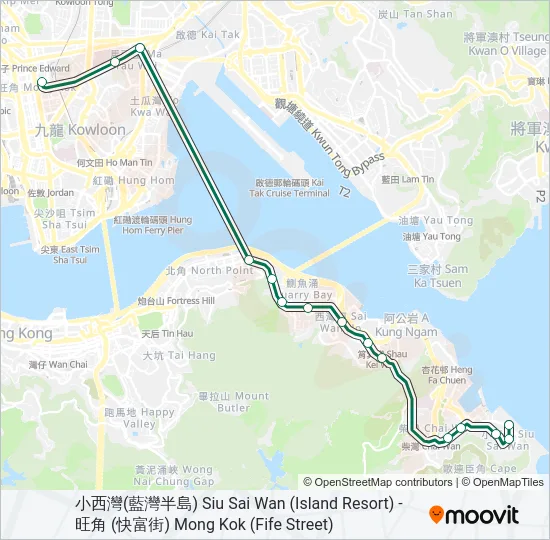 61 Bus Line Map