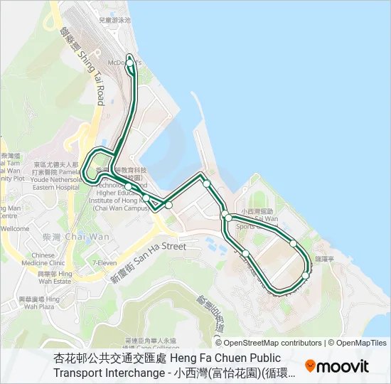 62 Bus Line Map