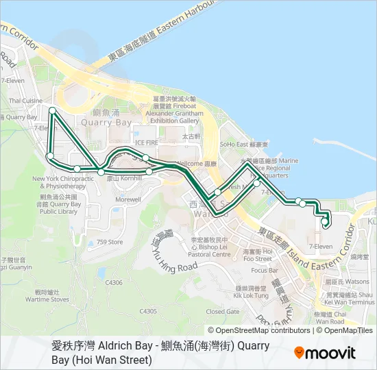 68 Bus Line Map