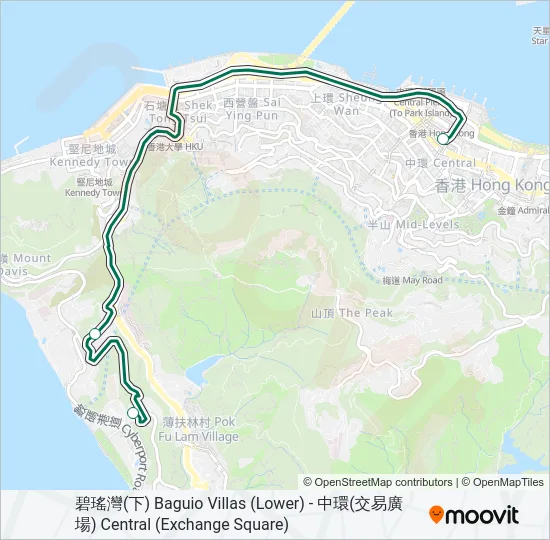 8X Bus Line Map