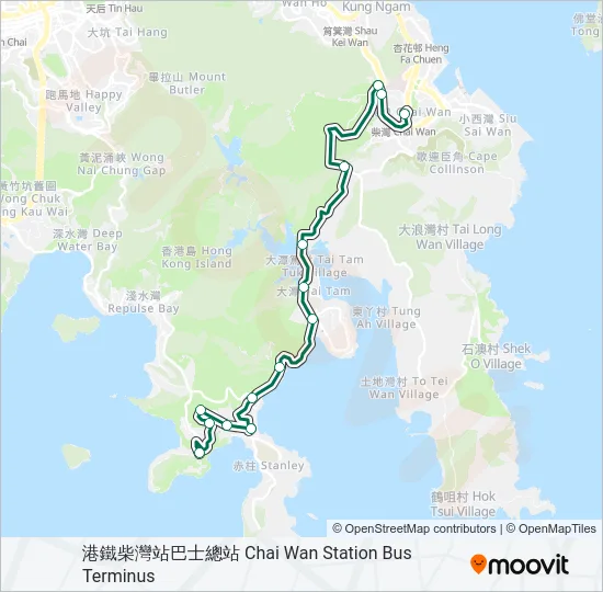 16M Bus Line Map