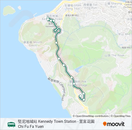 23M bus Line Map