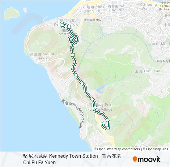 23M Bus Line Map