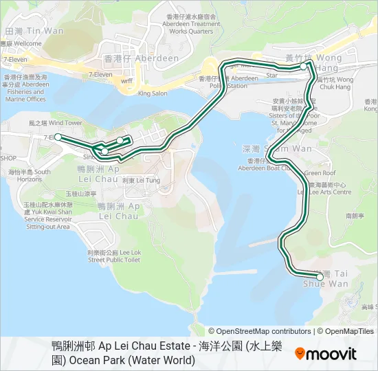 29A Bus Line Map