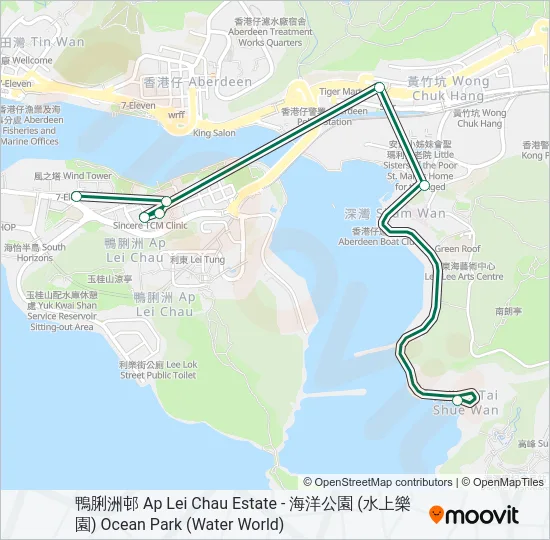 29A Bus Line Map