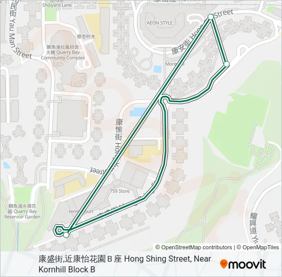 33M Bus Line Map