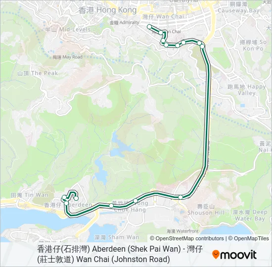 35M Bus Line Map