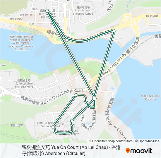 39C Bus Line Map