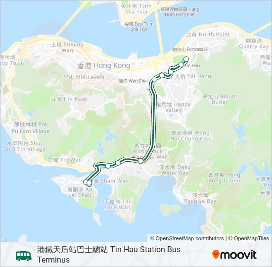 39M bus Line Map