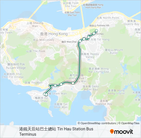 39M Bus Line Map
