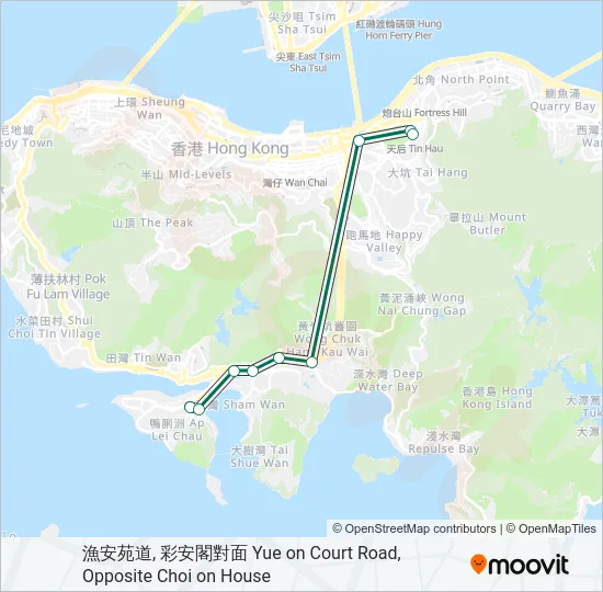 39M Bus Line Map