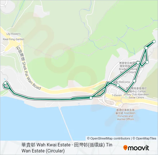 51A Bus Line Map
