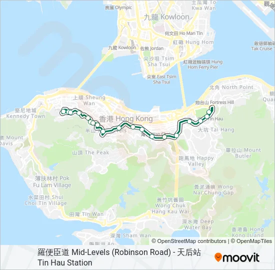 56A Bus Line Map